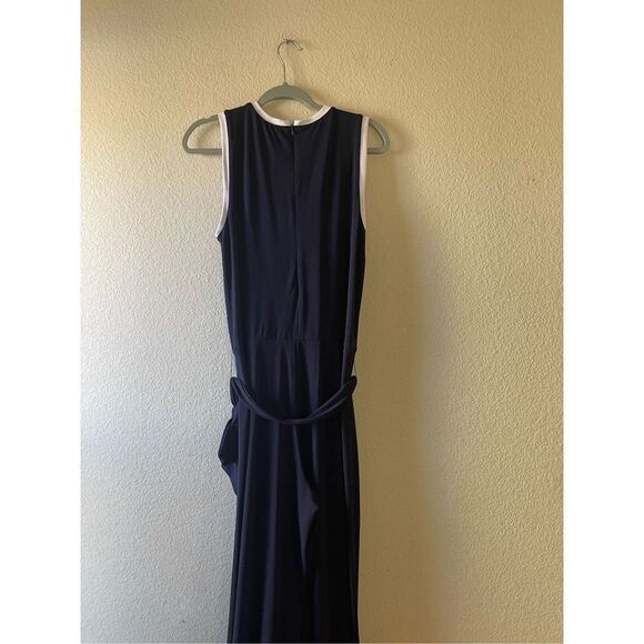 Lauren‎ Ralph Lauren Wide-Leg Belted Jumpsuit Sleeveless size large - Picture 3 of 8